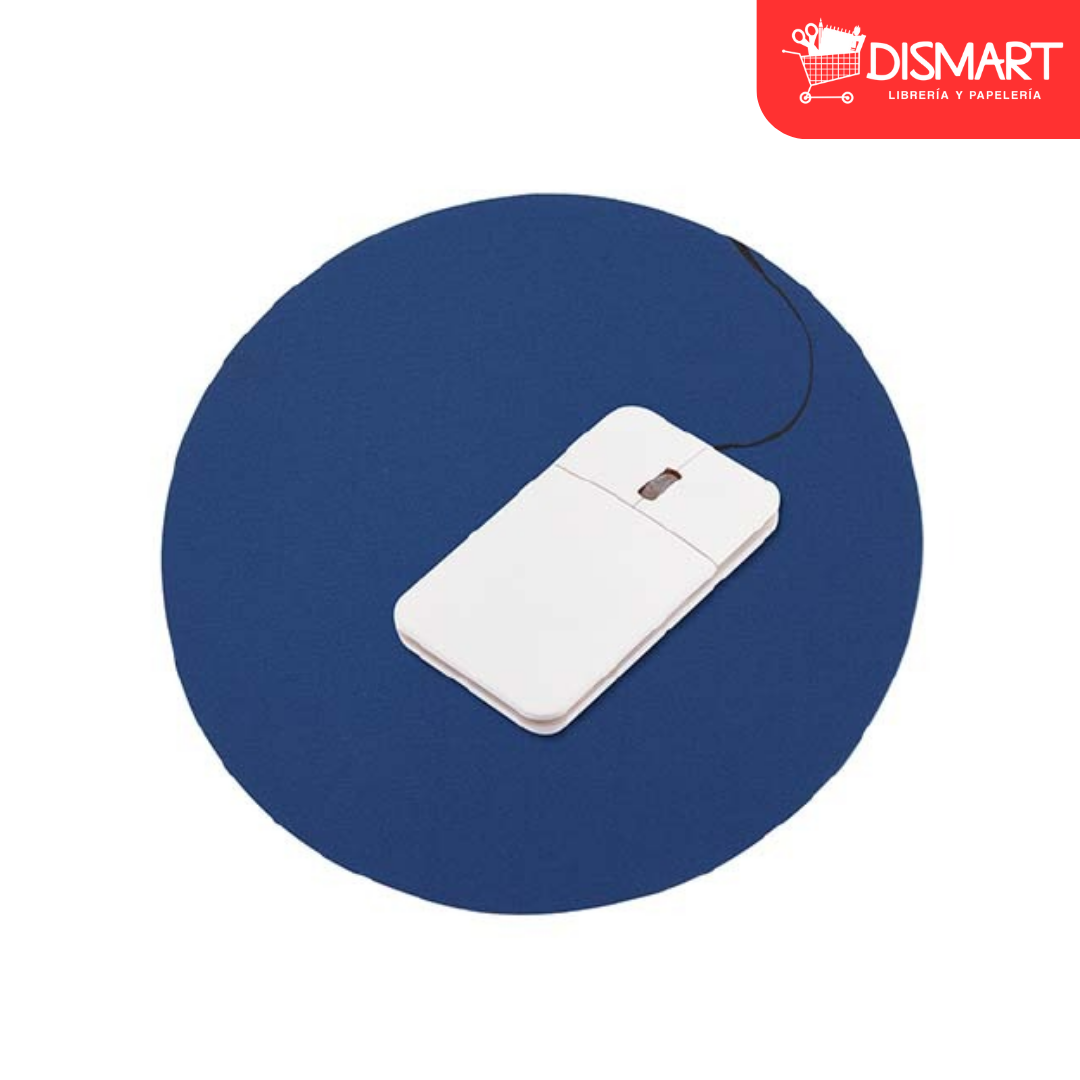 Mouse Pad Plano Redondo. Azul