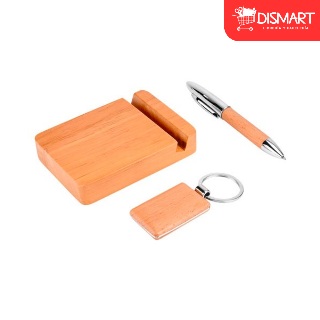 SET BOLIGRAFO, LLAVER Y BASE SMARTPHONE LUBOKA