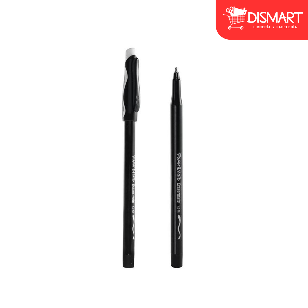 Boligrafo Eraser Mate Negro (12X12)