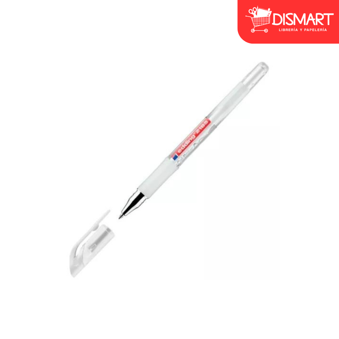Edding Bolígrafo 2185-02 Crystal Jelly - Blanco