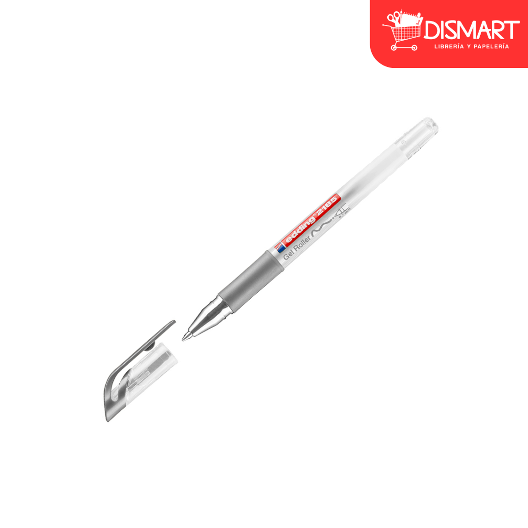 Edding Bolígrafo 2185-02 Crystal Jelly - Plateado