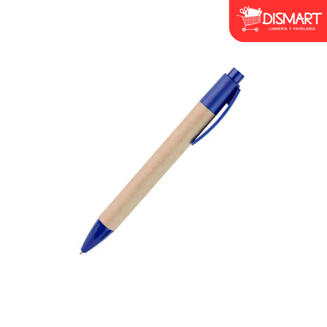 Promocional Bolígrafo ecologico LANZ Azul