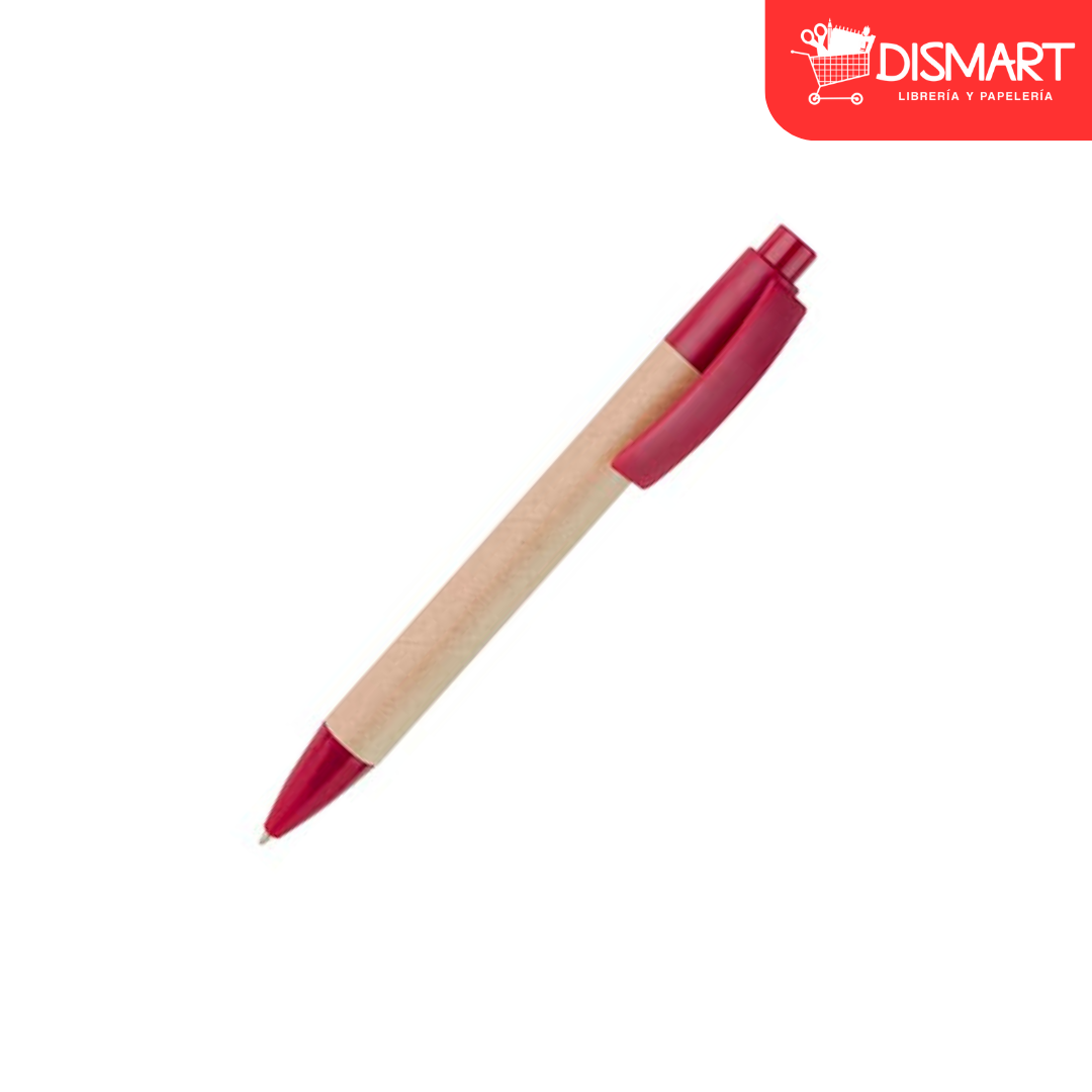 Promocional Bolígrafo ecologico LANZ Rojo