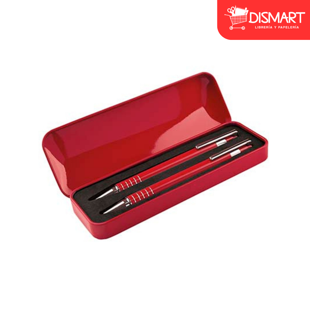 Promocional Set Bolígrafos COBALT Rojo