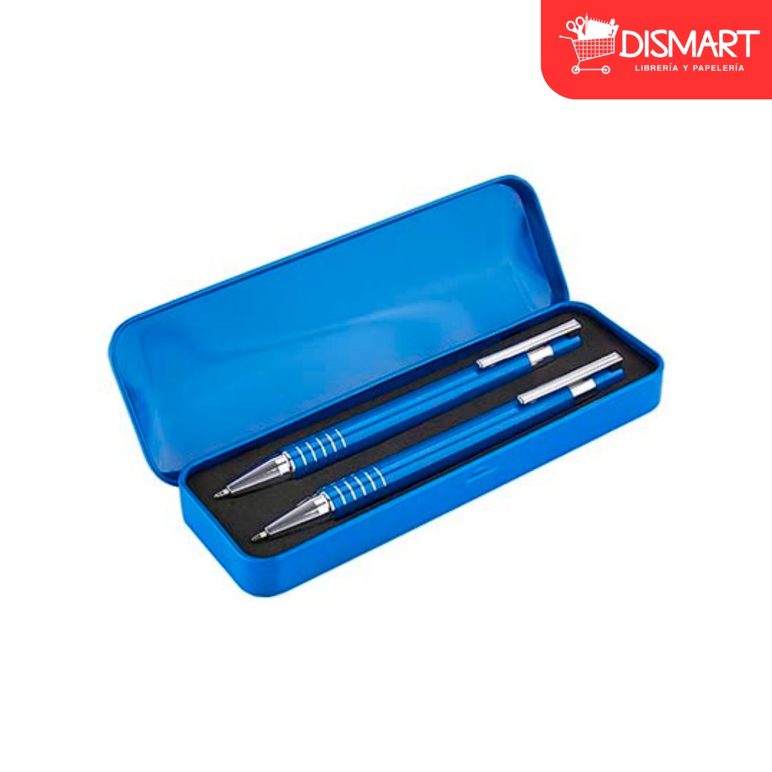 Promocional Set Bolígrafos COBALT Azul