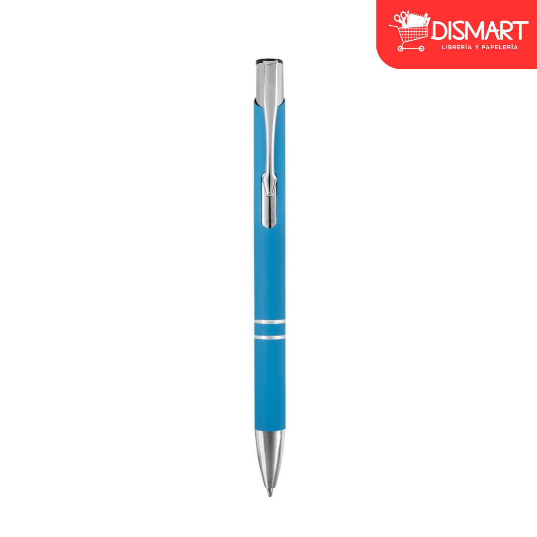 Promocional Bolígrafo AROS Azul Claro