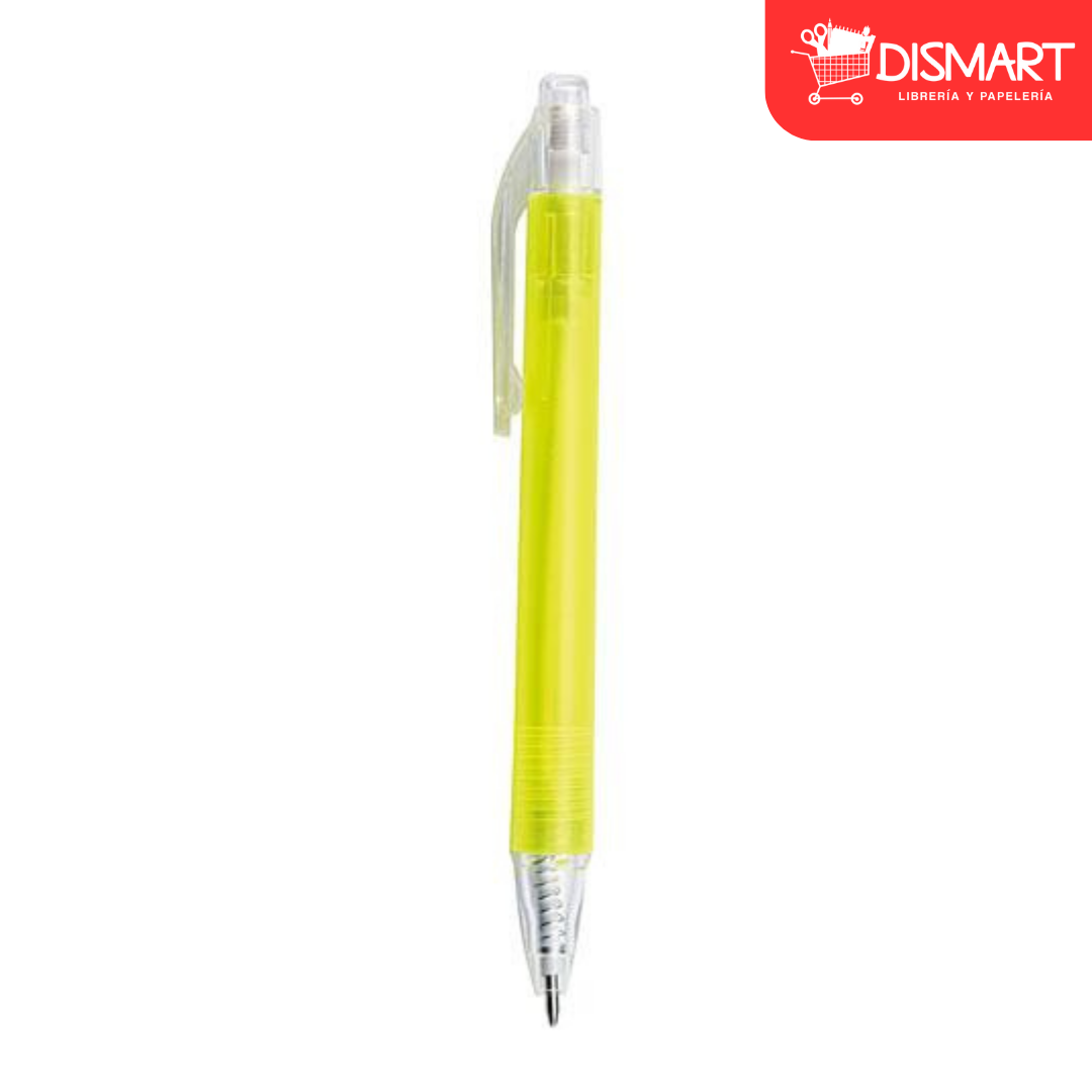 Promocional Bolígrafo FUROR Amarillo transparente