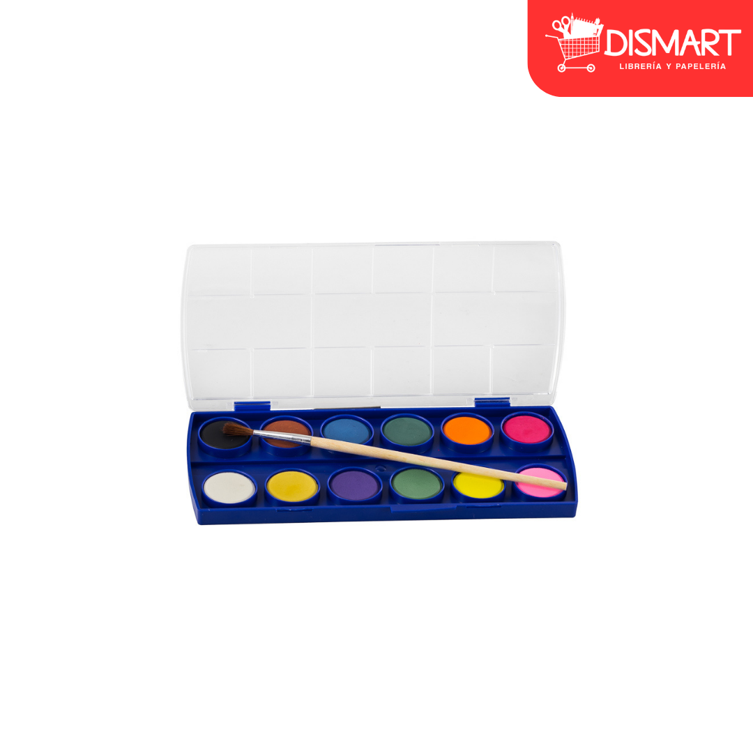 Acuarela fast ac-01 caja de 12 colores