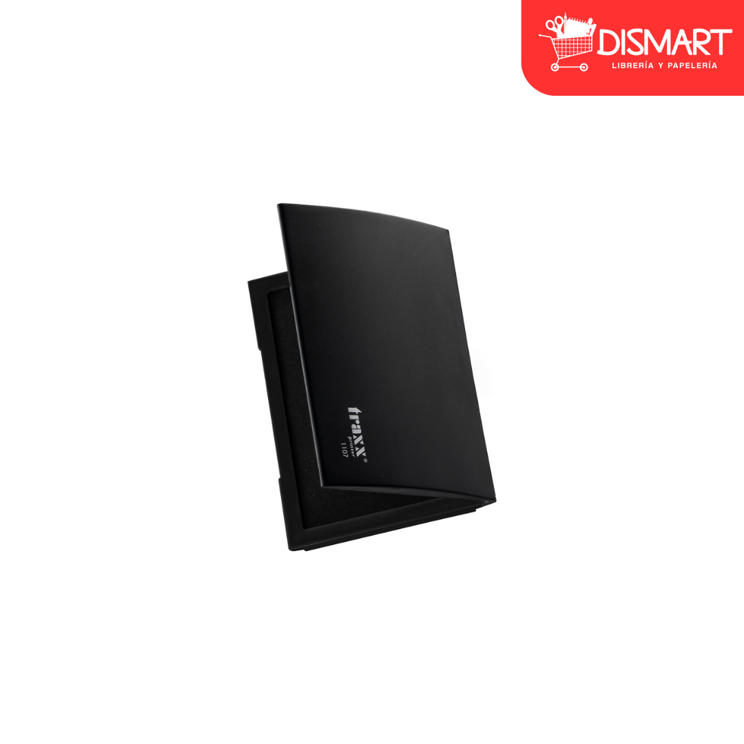 Almohadilla para sello traxx 11x7cms negro