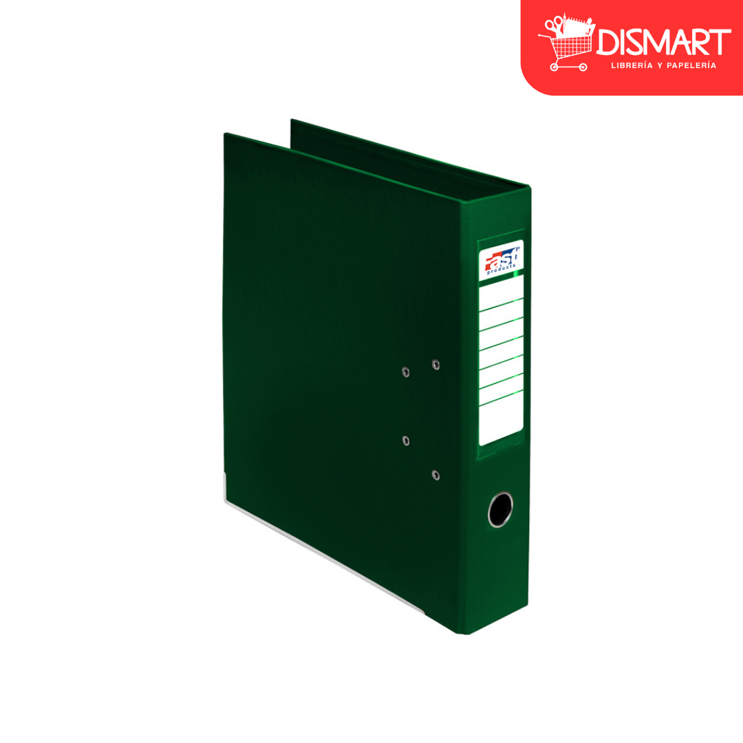 Archivador fast carta 16 vinil desarmado verde obscuro