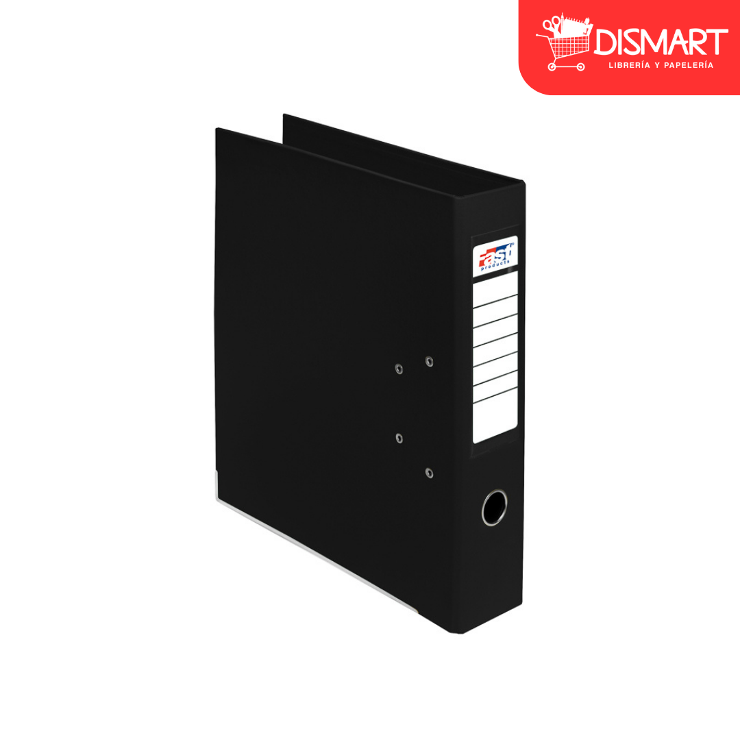 Archivador fast oficio 00 vinil desarmado negro
