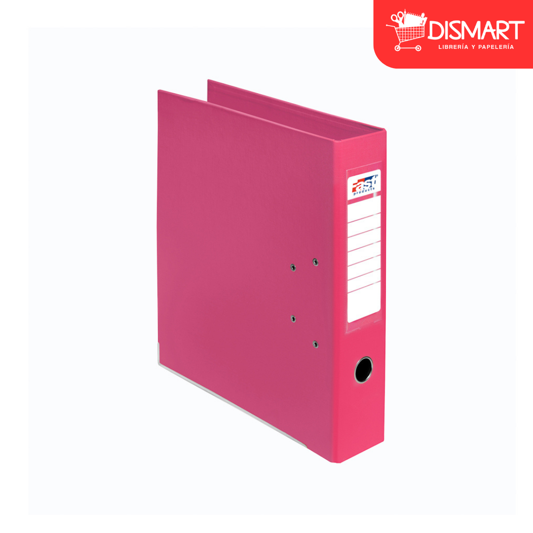 Archivador fast oficio 03 vinil desarmado rosado