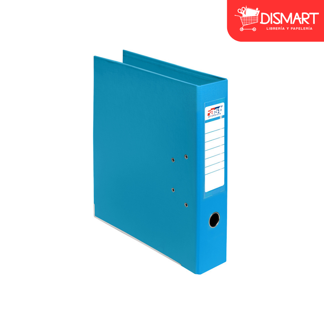 Archivador fast oficio 09 vinil desarmado celeste