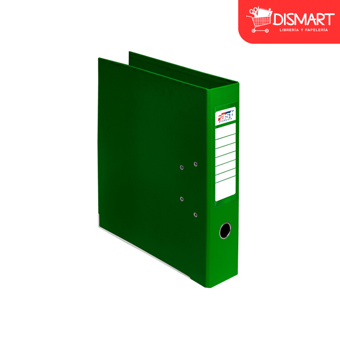 Archivador fast oficio 15 vinil desarmado verde