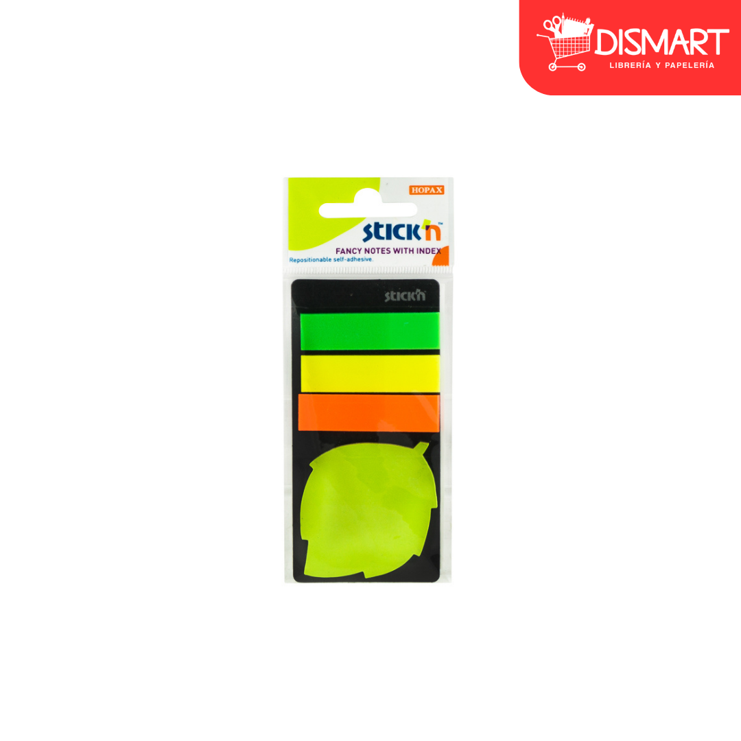 Banderitas stickn 21476 rectangulares y hoja