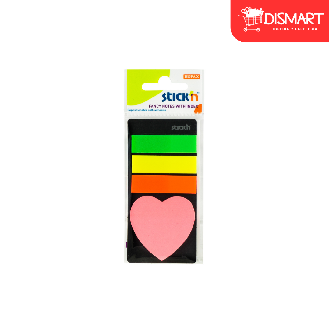 Banderitas stickn 21477 rectangulares y corazon