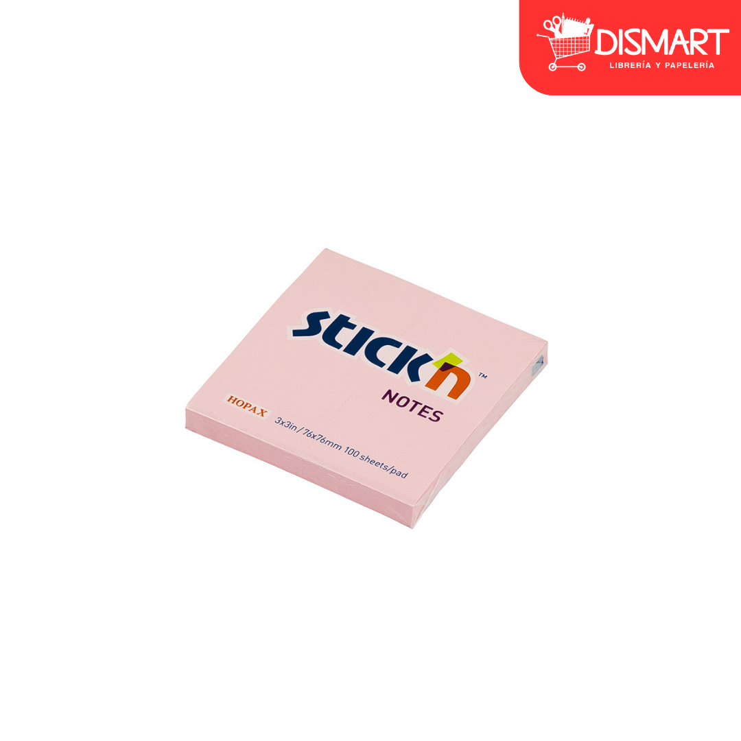 Block stickn 21148 3x3" rosado