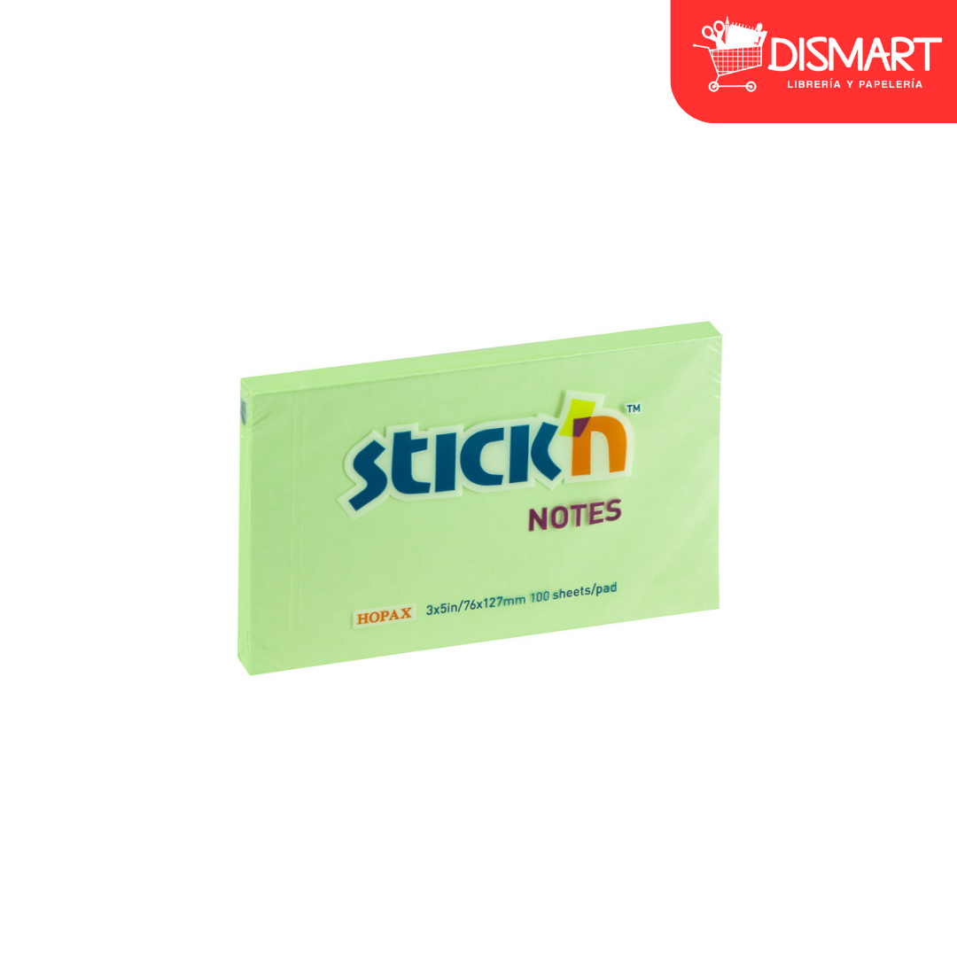 Block stickn 21156 3x5" verde