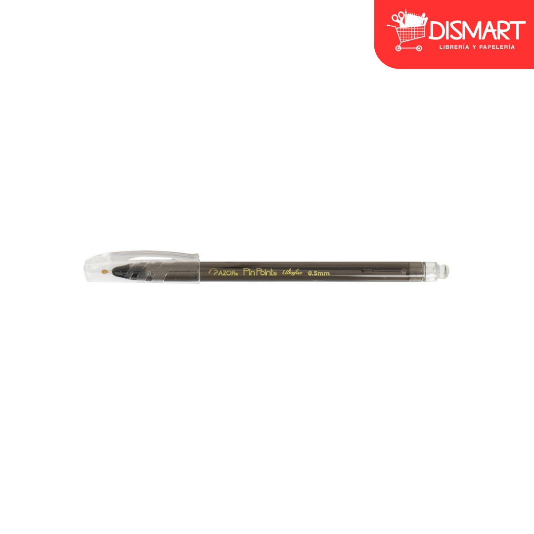 Boligrafo azor 6840ne ultra fino 0.5mm negro
