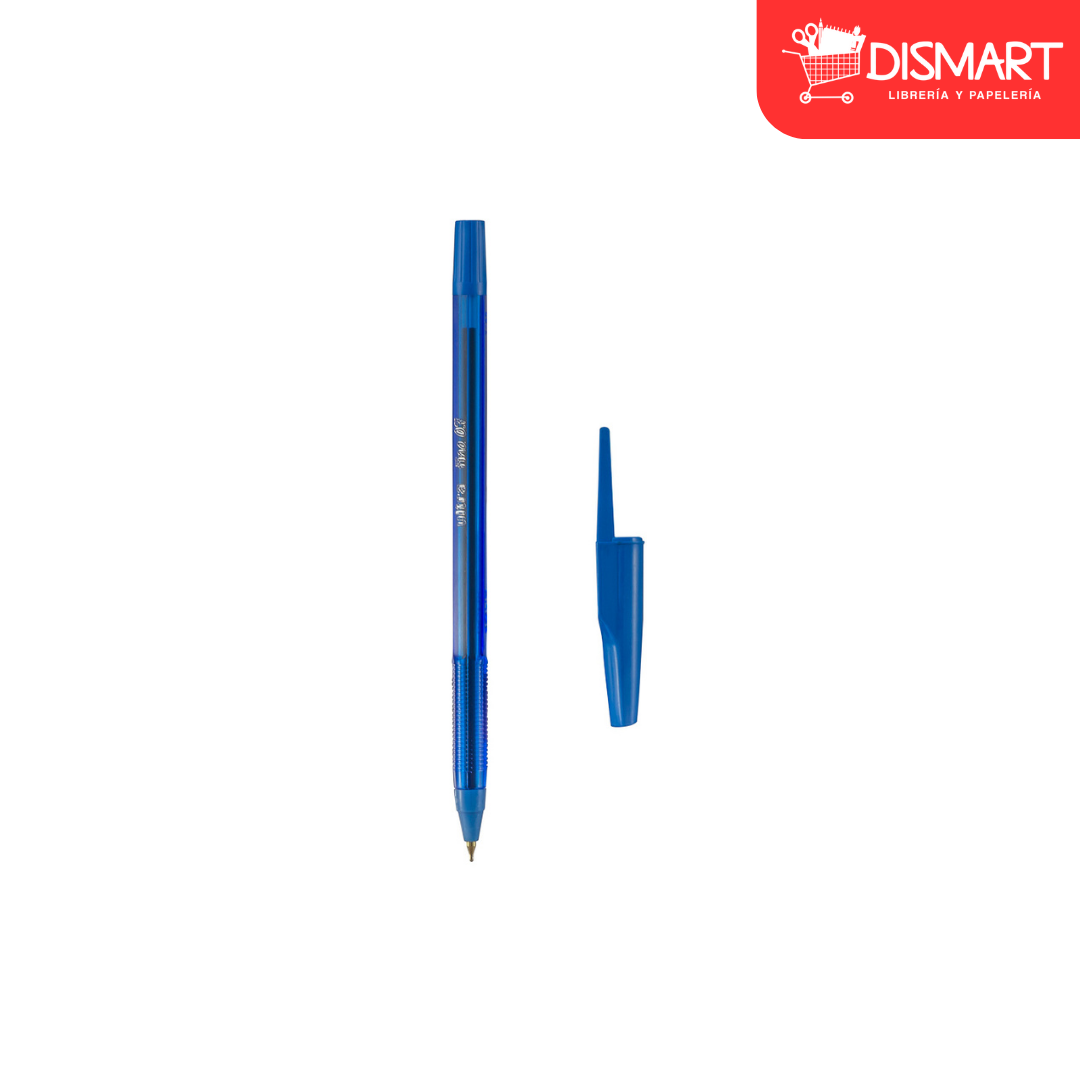 Boligrafo bolik ultra fino 0.7 azul