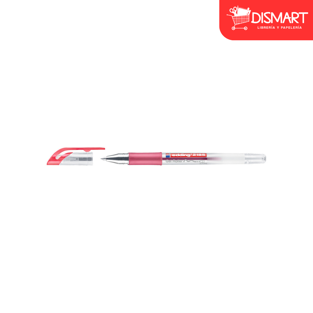 Boligrafo edding crystaljelly 2185-02 rojo