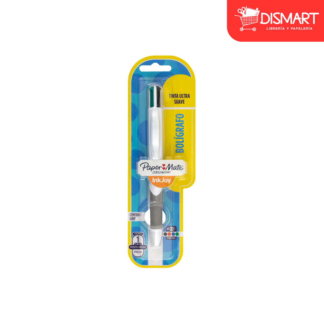 Boligrafo paper mate 1867117 quatro 1.0mm 4 col basicos