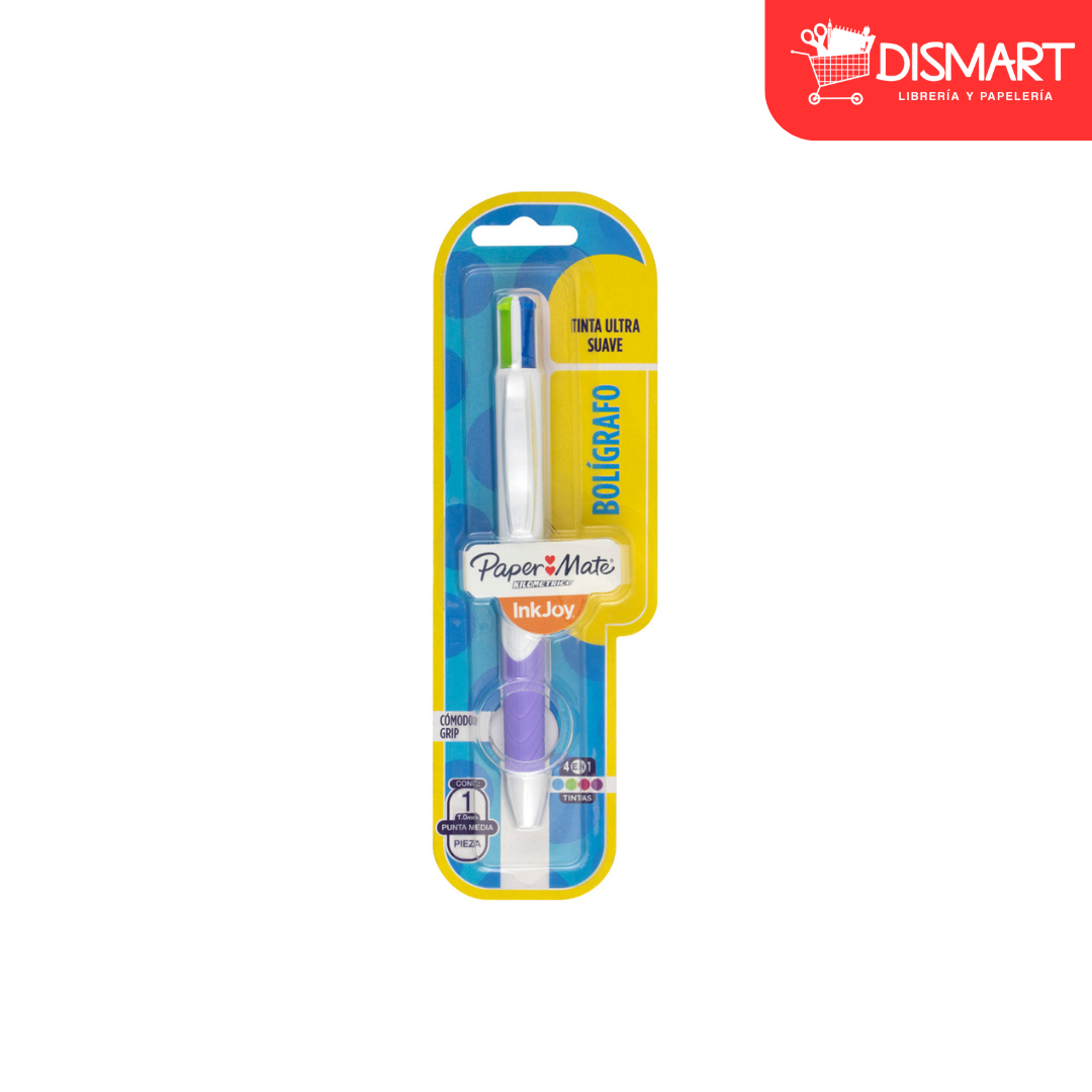 Boligrafo paper mate 1867118 quatro 1.0mm 4 col fashion