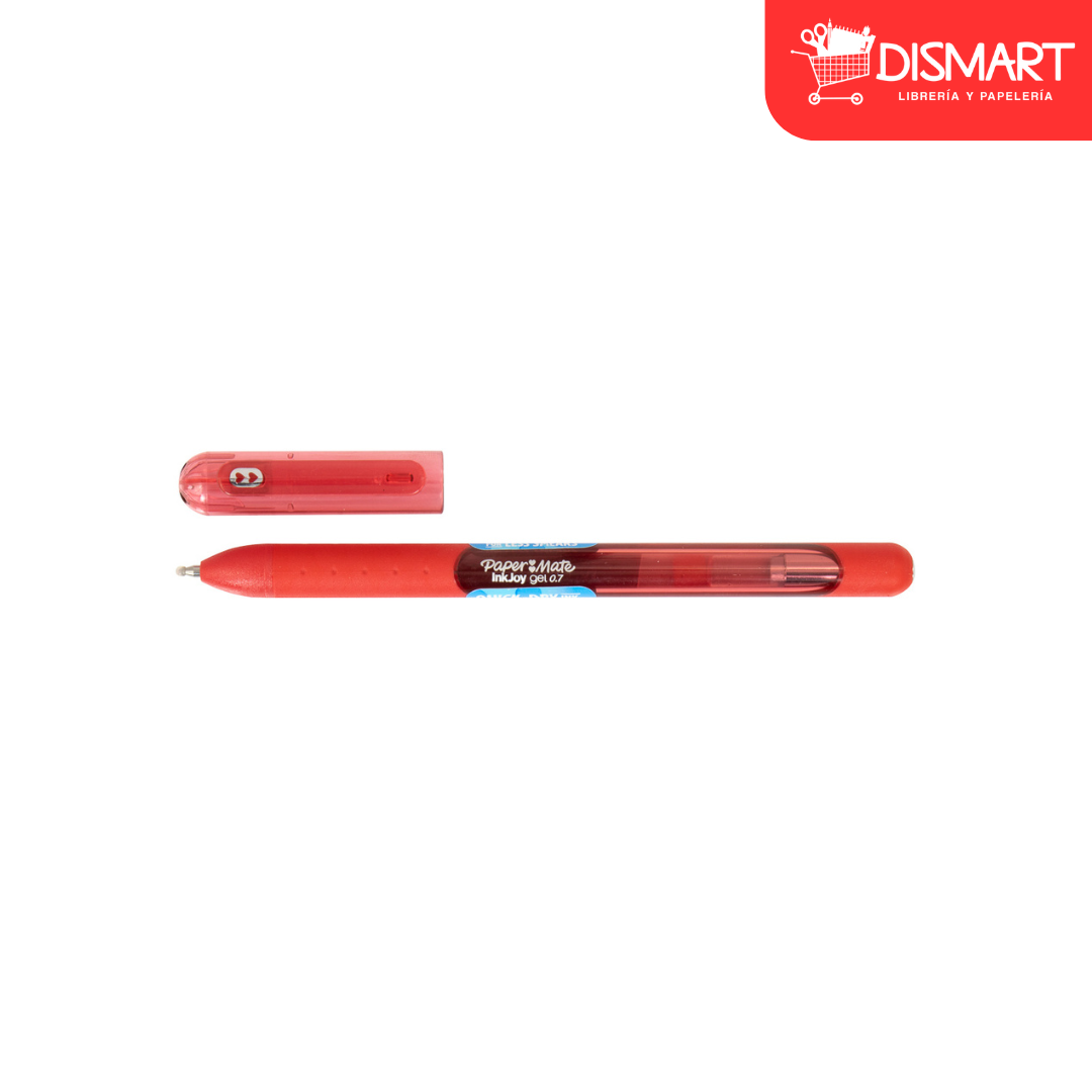 Boligrafo paper mate 2022992 gel 0.7mm rojo