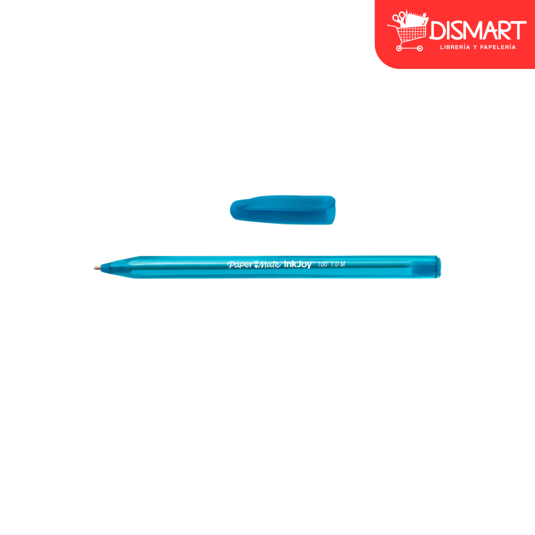 Boligrafo paper mate kilometrico 100 turquesa