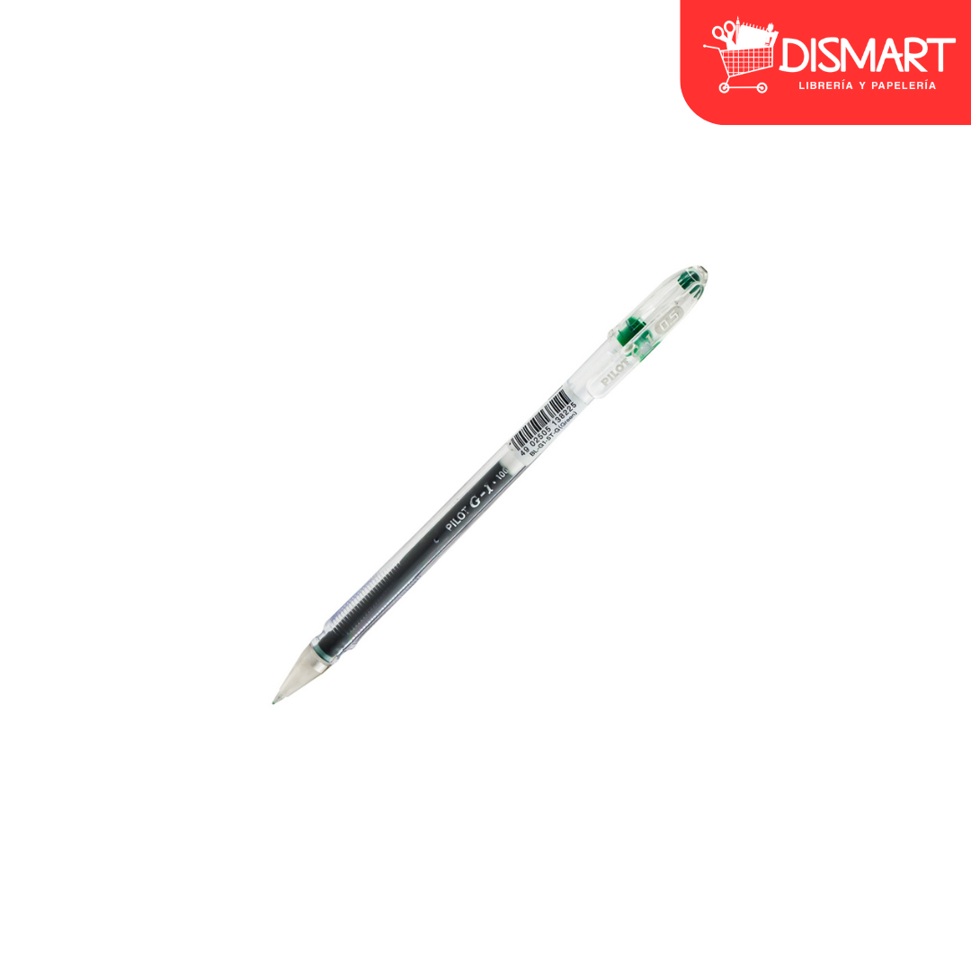 Boligrafo pilot bl-g1-5t gel 0.5mm verde