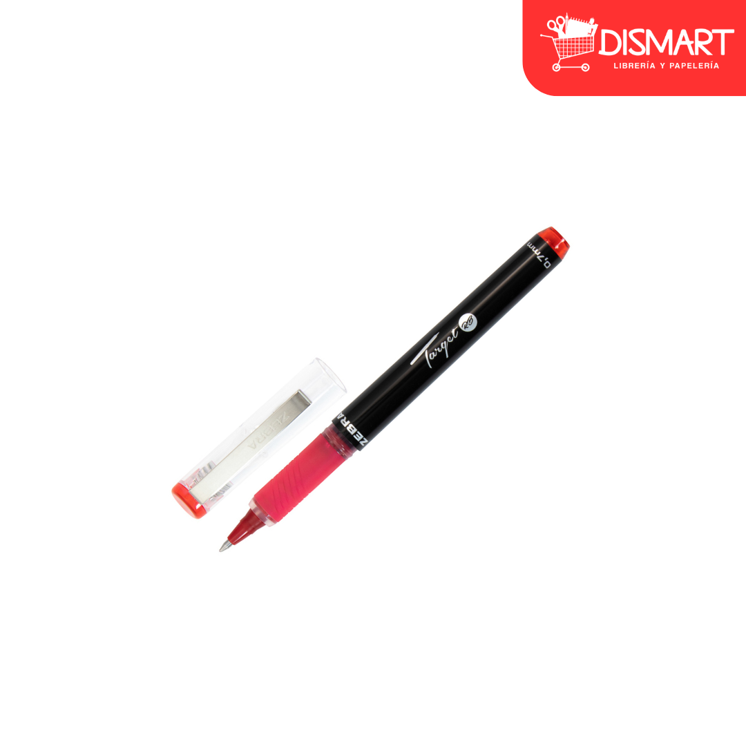Boligrafo zebra target rb 8918-02 rojo