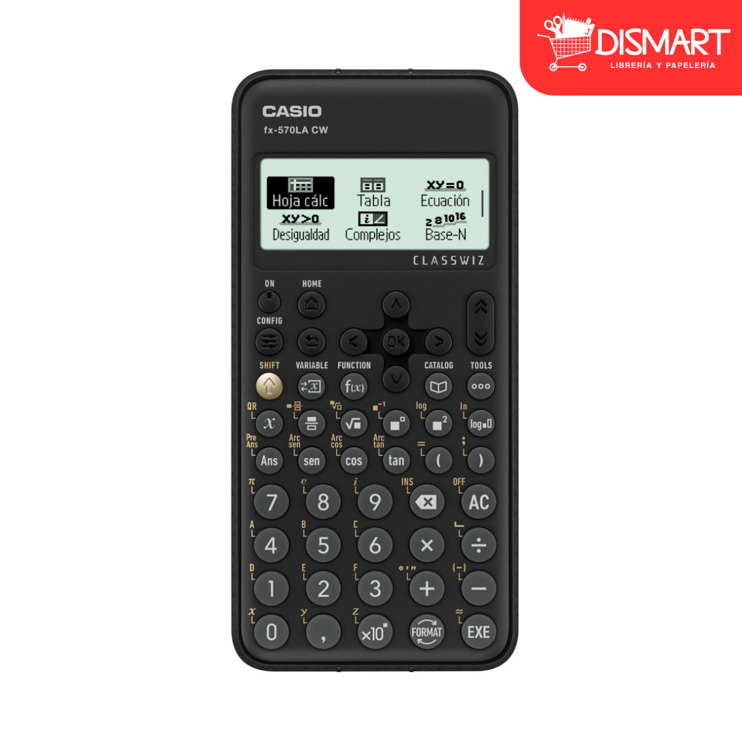 Calculadora cientifica casio fx-570lacw 550 funciones