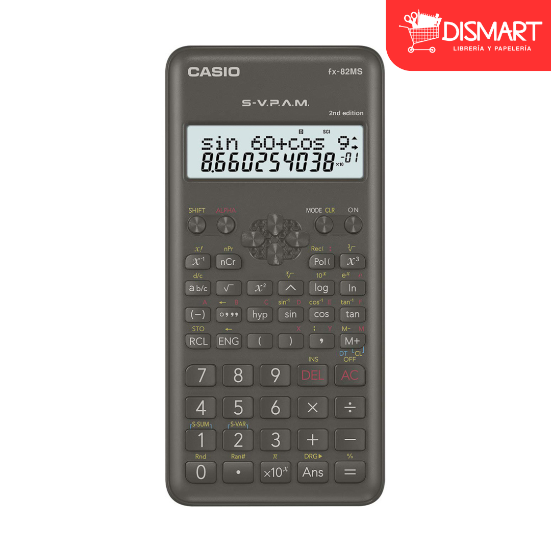 Calculadora cientifica casio fx-82ms-2 240 funciones