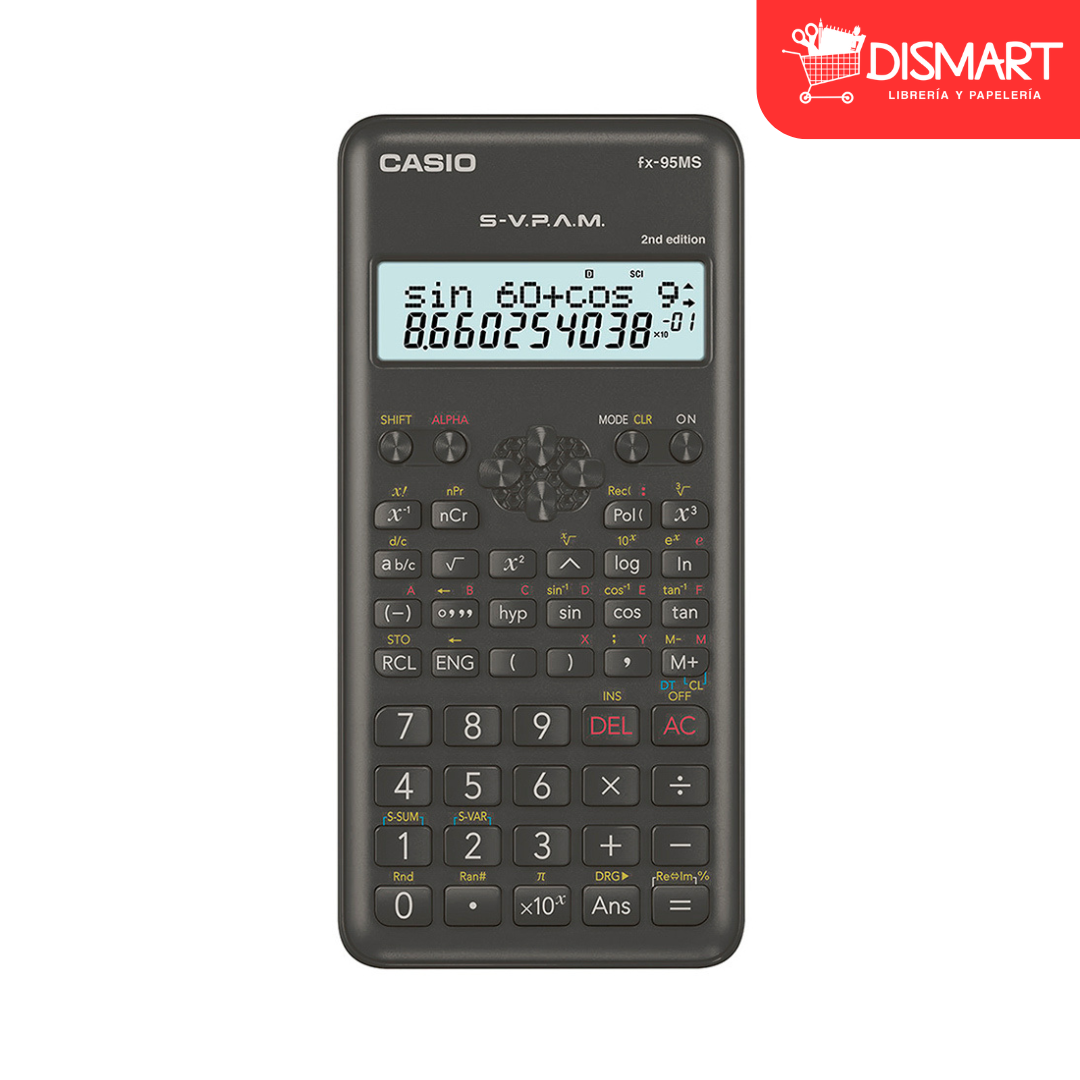 Calculadora cientifica casio fx-95ms-2 244 funciones