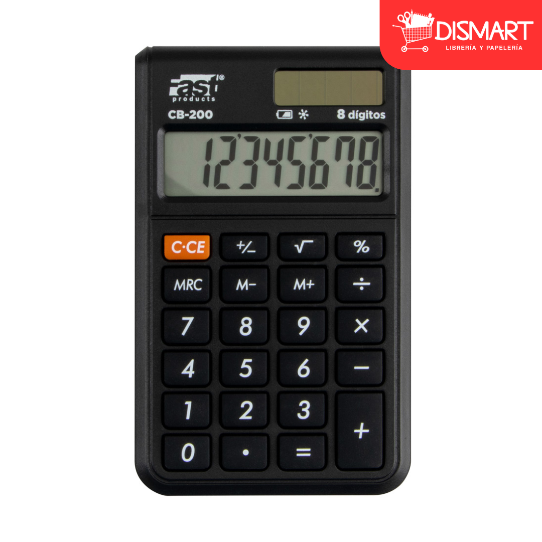 Calculadora de bolsillo fast cb-200 8 dig