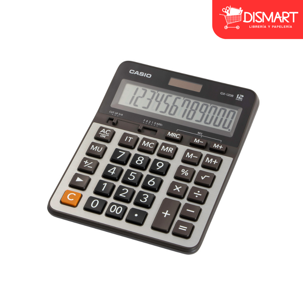 Calculadora De Escritorio Casio Gx-120b-w-dc 12 Digitos – Dismart GT ...