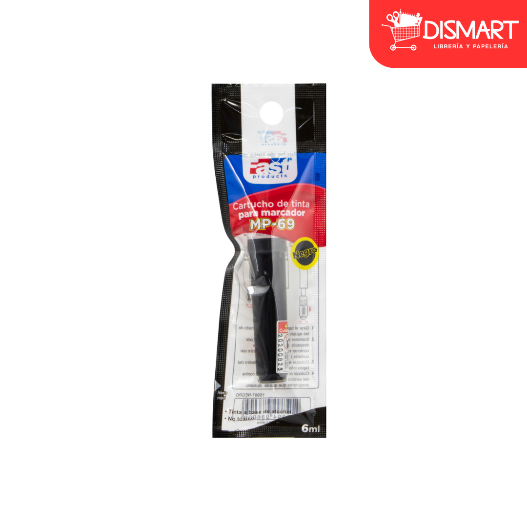 Cartucho de tinta fast 6ml negro