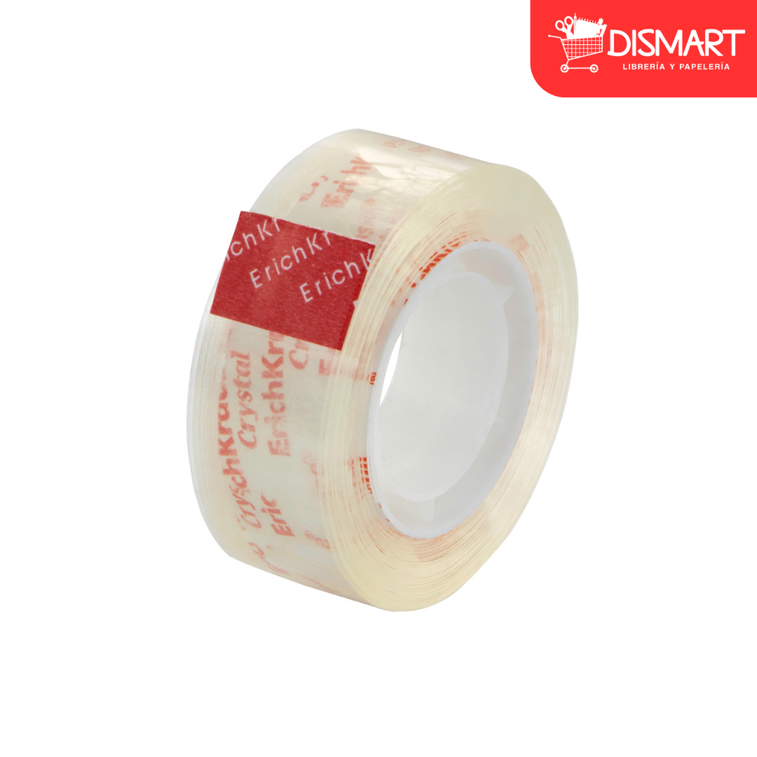 Cinta adhesiva erich krause cristal 36923 18mmx33m