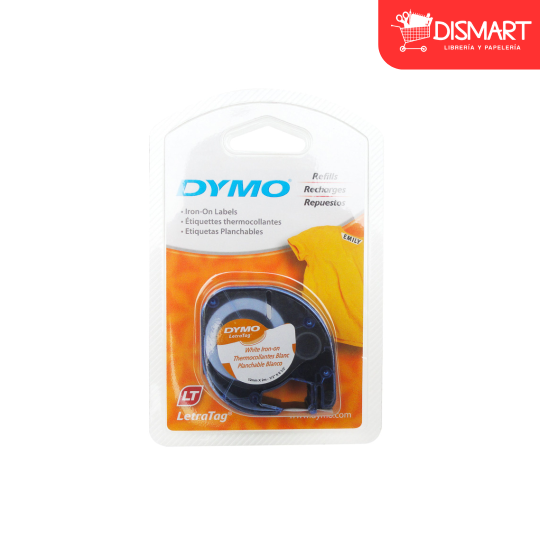 Cinta dymo 18771 letratag para tela