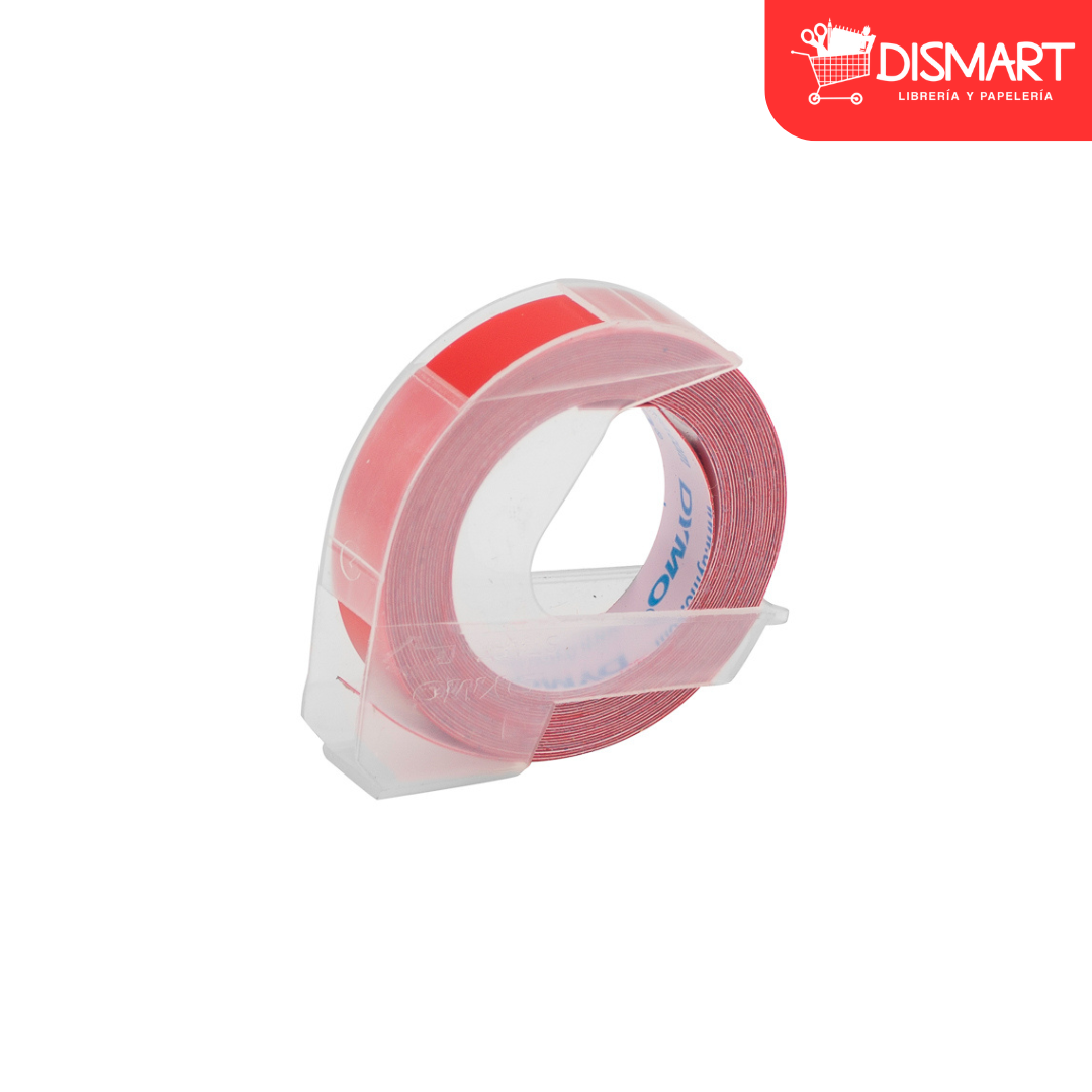 Cinta dymo 520102 plastica rojo