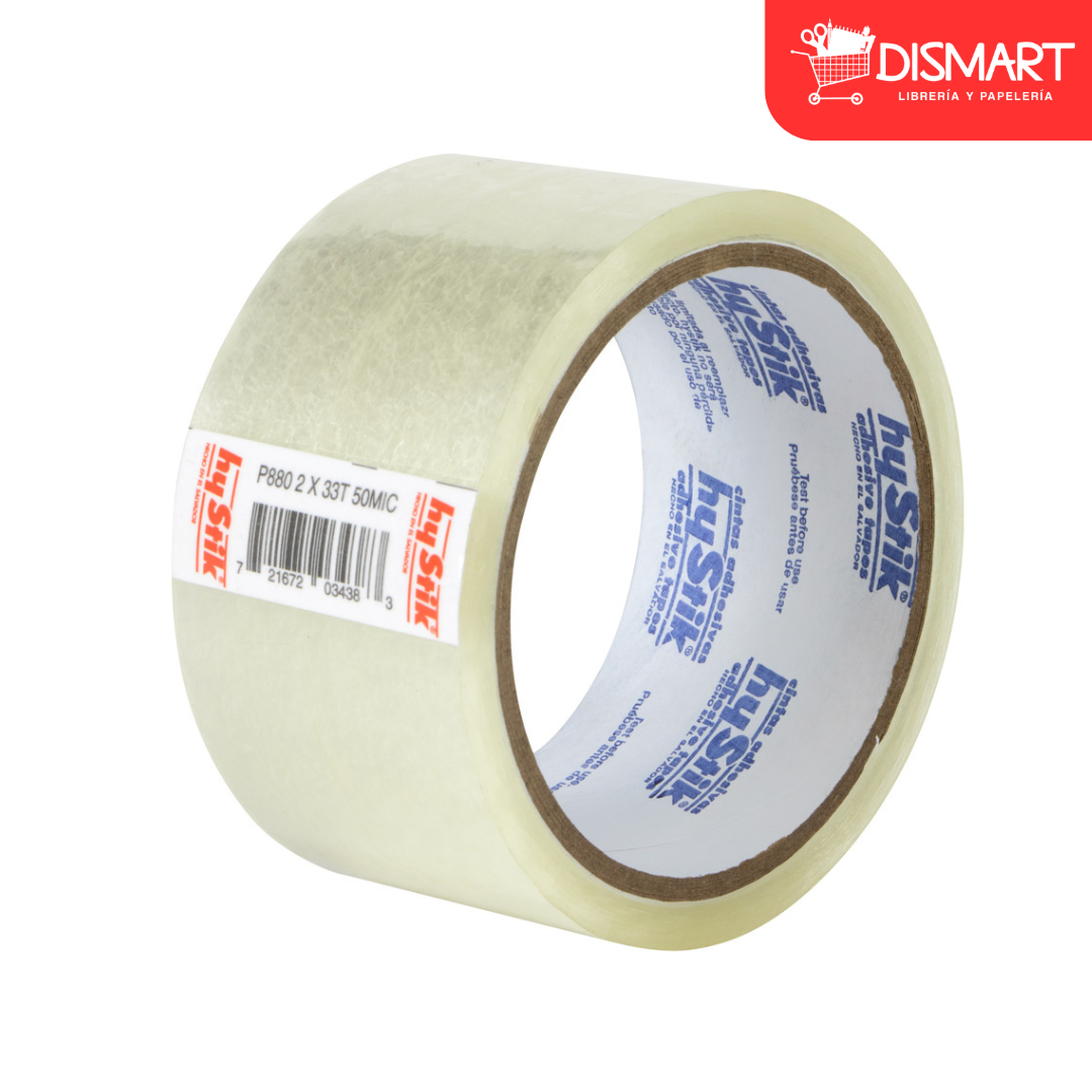 Cinta para empaque hystik 2"x33y transparente
