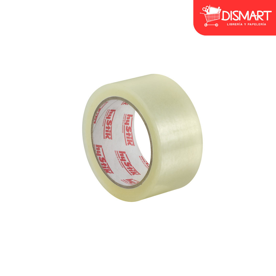 Cinta para empaque hystik 2"x90y transparente