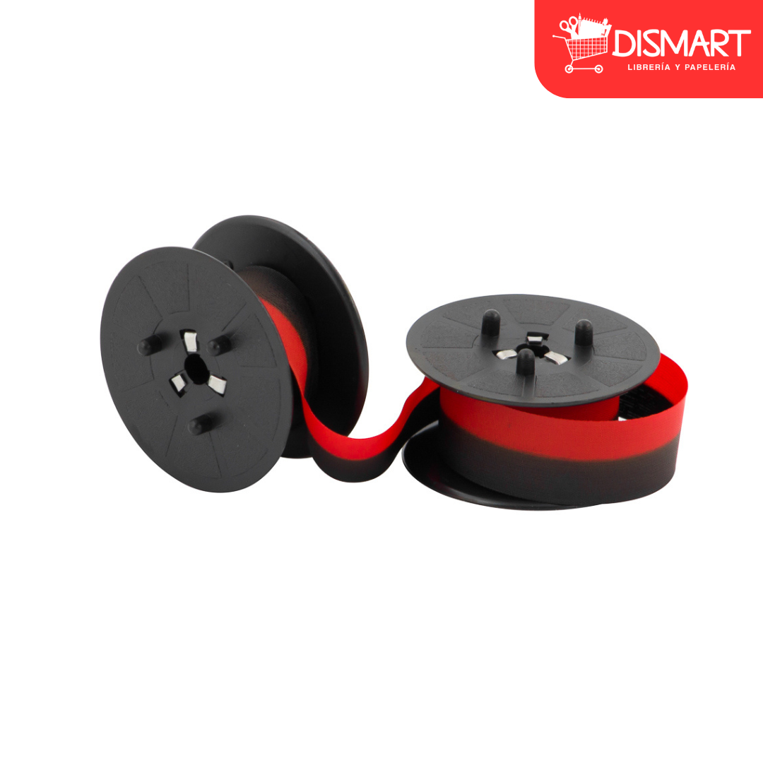 Cinta para sumadora ribbon doble carrete negro rojo