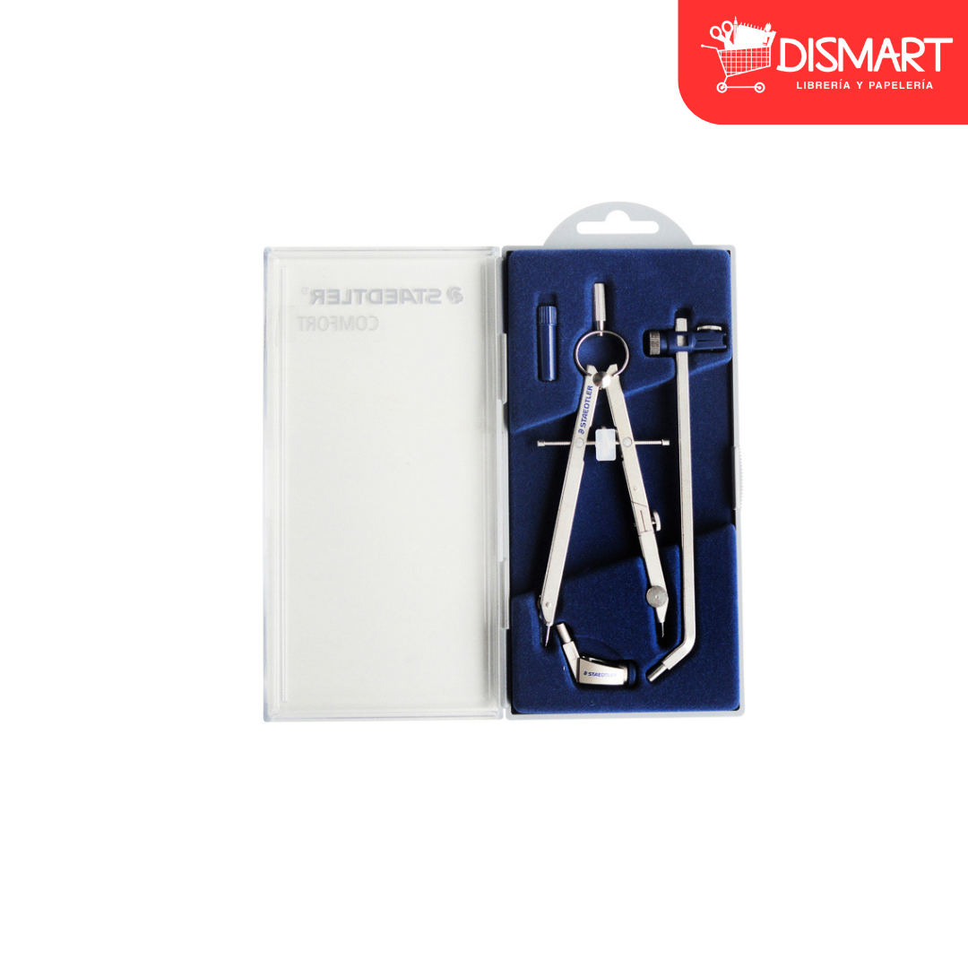 Compas staedtler 551-02 precision con adaptador
