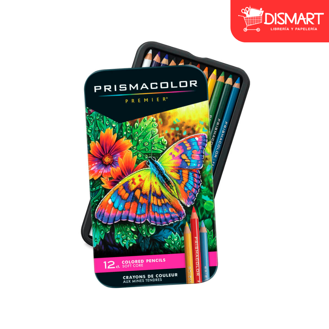 Crayon de madera prismacolor premier 12col largo