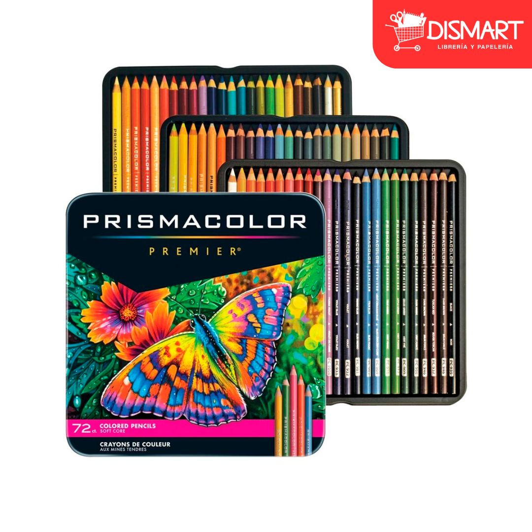 Crayon de madera prismacolor premier 72col largo