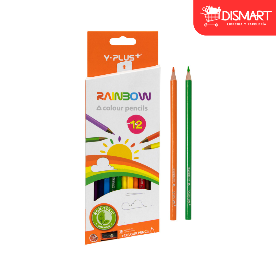 Crayon de madera y-plus pc110402 12col largo