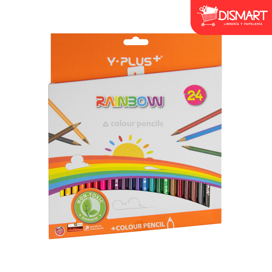 Crayon de madera y-plus pc110412 24 col largo