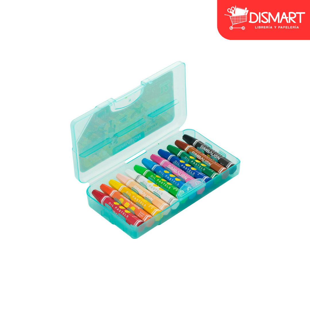 Crayon pastel simbalion 12hph graso 12 col.