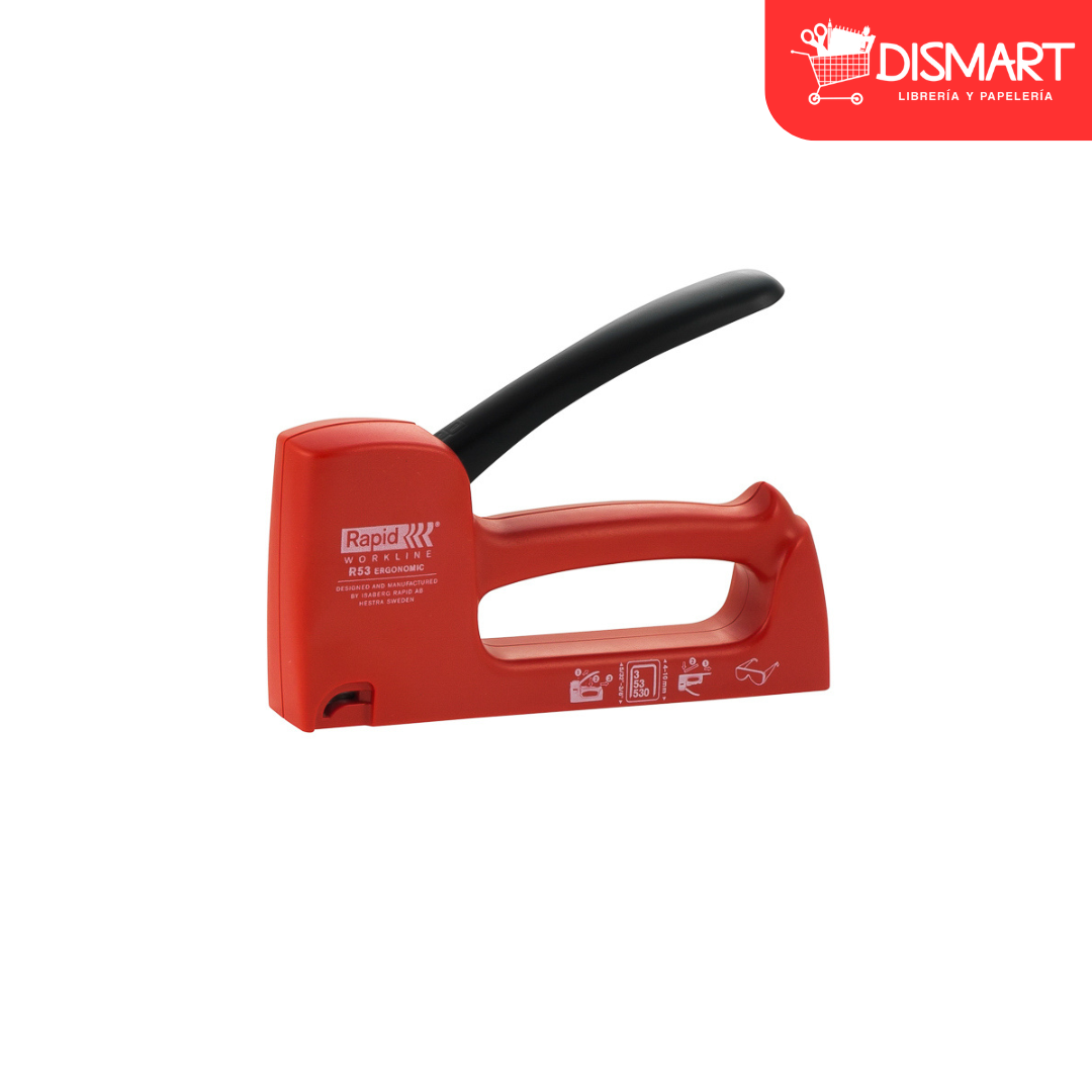 Engrapadora rapid de pared r53e metalica y plastica